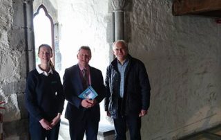 Athenty Castle Visit by Minister Sean Canney TD Galway East