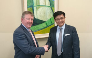 Minister Canney meets with Ambassador Yue Xiaoyong