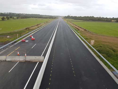 early opening of M17 / M18 motorway