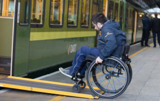 Better representation for disabled people on public transport boards