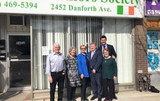 VISIT TO THE EMERALD ISLE SENIORS SOCIETY IN TORONTO