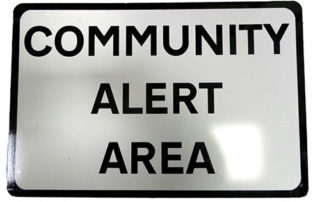 Praise for Community Alert Groups for their work in keeping their communities safe
