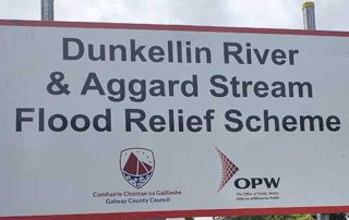 Welcomes completion of the Dunkellin Flood Relief Scheme