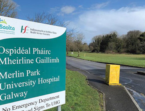 Welcomes commencement of construction of new Outpatient building at Merlin Park, Galway