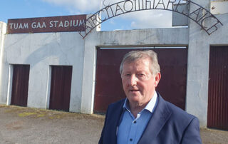 Contract signing for the Reroofing and Refurbishment of the Stand at Tuam Stadium