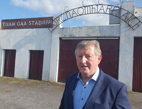 Contract signing for the Reroofing and Refurbishment of the Stand at Tuam Stadium