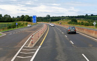 The closing of the lay-bys on motorways by TII