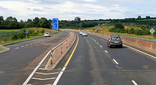 The closing of the lay-bys on motorways by TII